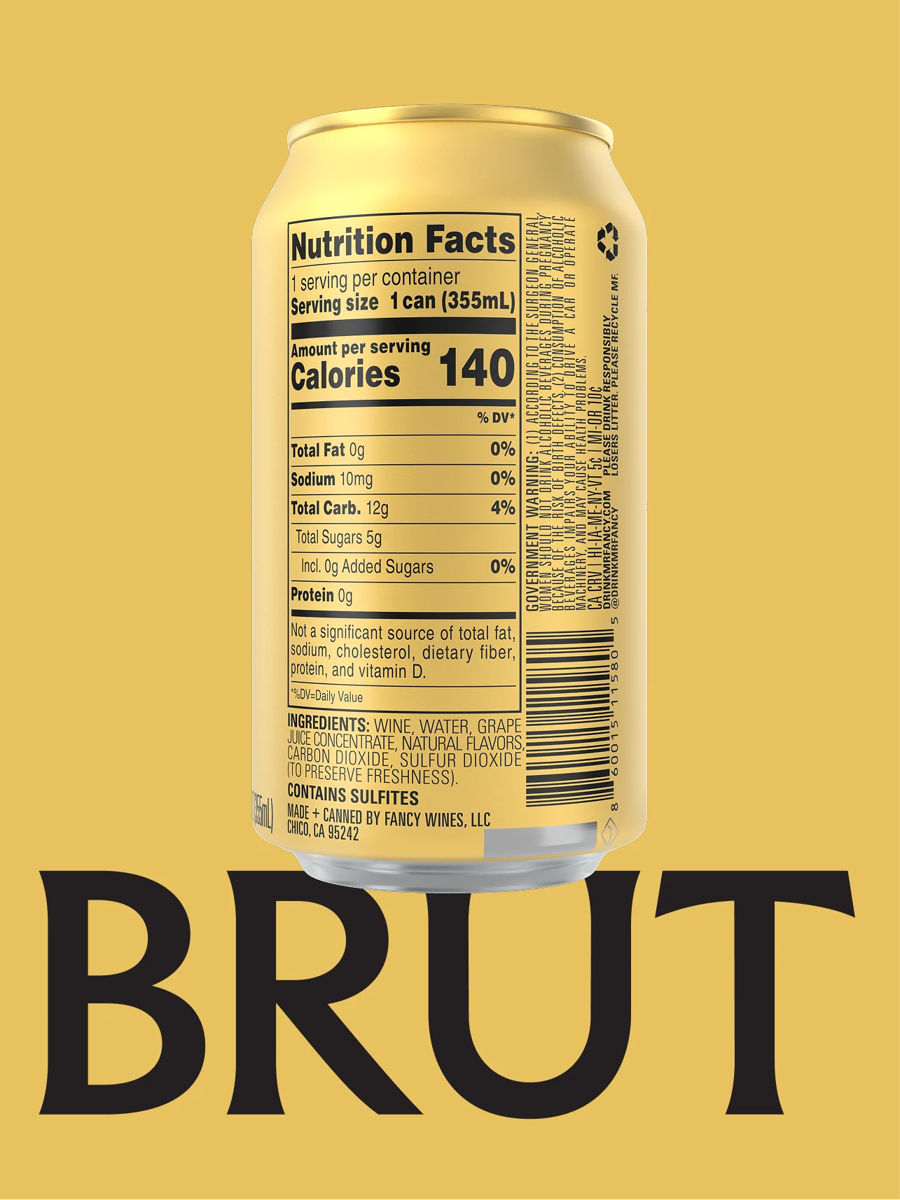 Mr. Fancy | Brut | Canned Wine