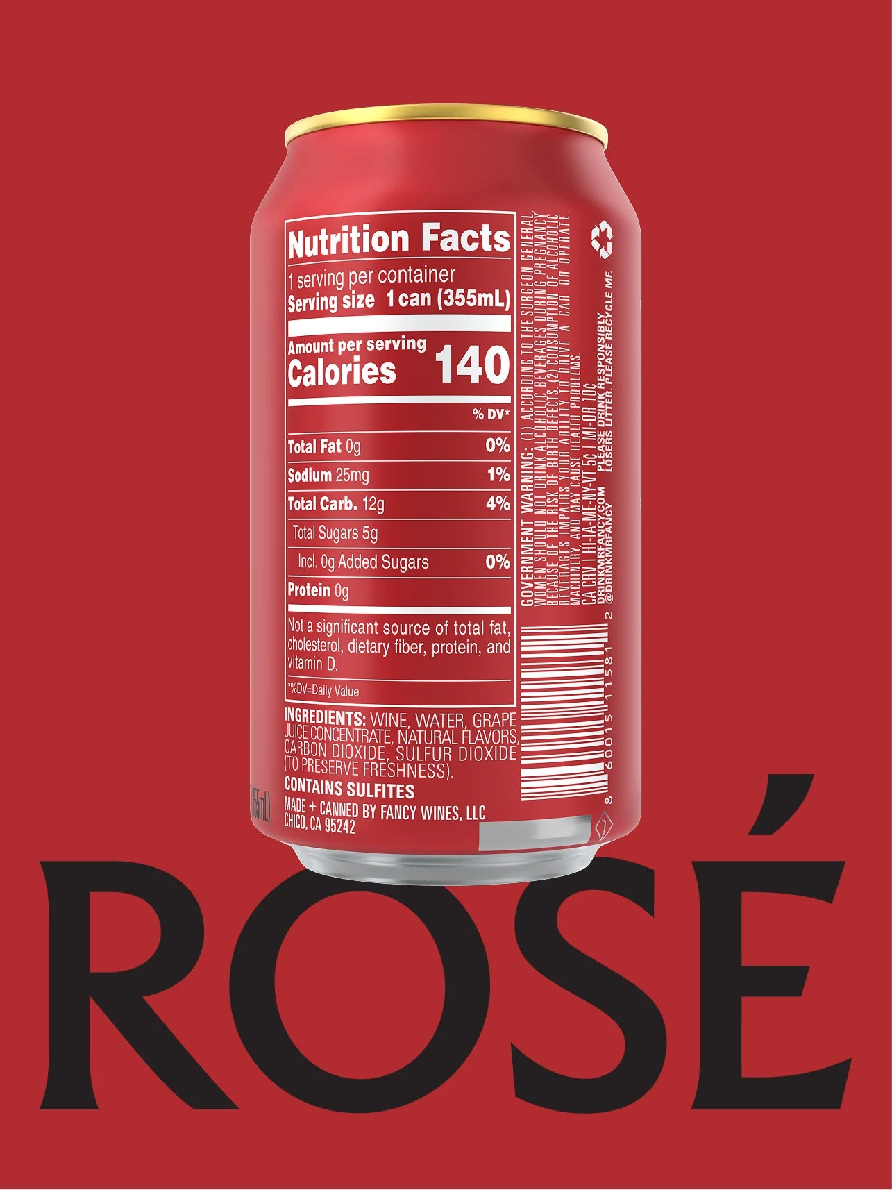 Mr. Fancy | Rosé | Canned Wine